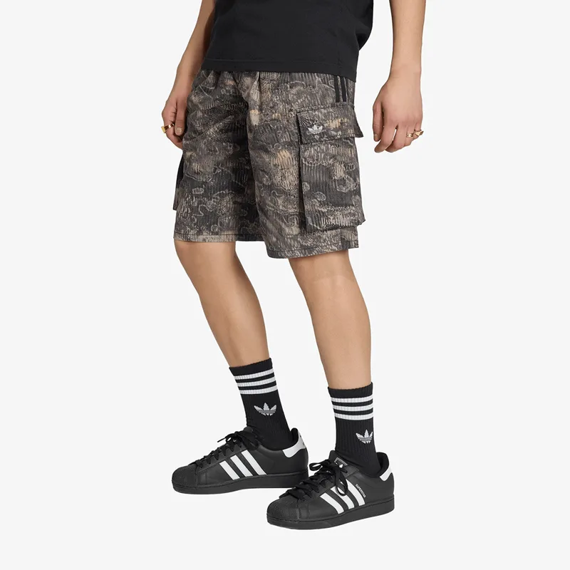 Σορτς adidas Adilenium Season 5 Aop Cargo Shorts Chalk Pearl/ Wonder Taupe 33