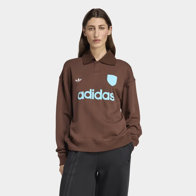 adidas Originals Footie Γυναικεία Polo με Μακρύ Μανίκι (9000236731_8944)