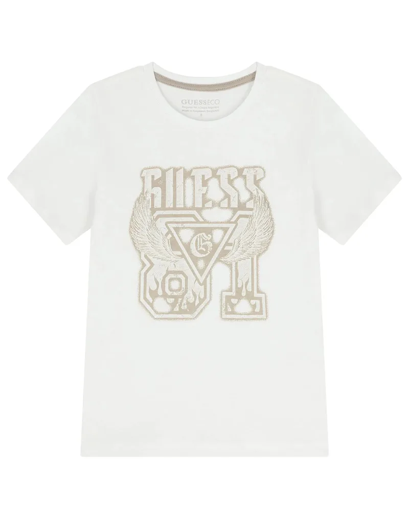 GUESS KIDS SS T-SHIRT ΜΠΛΟΥΖΑ ΠΑΙΔΙΚΟ BOY L6RI01K8HM4-G011 White