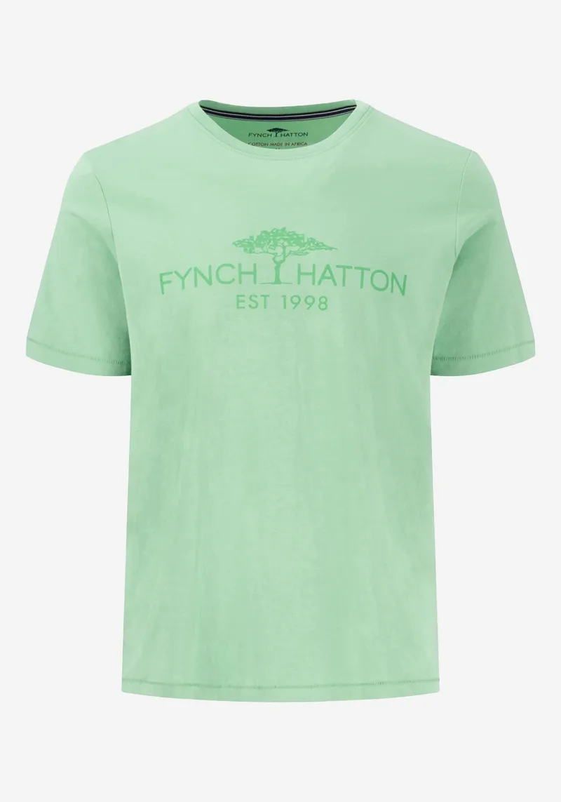 Fynch Hatton T Shirt της σειράς Breeze - 1503 1511 722 Turf Green