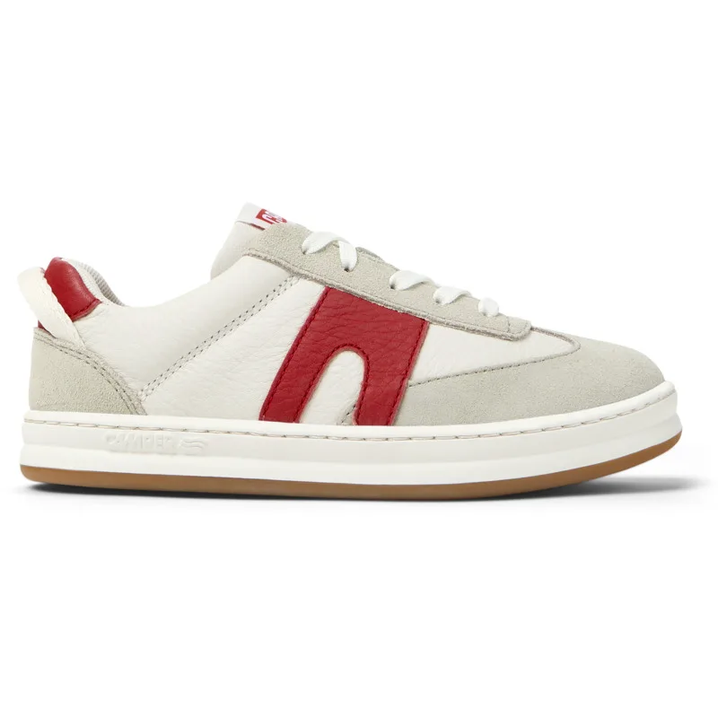 CAMPER Runner - Sneakers Για Κορίτσια - Λευκό,Μπεζ,Κόκκινο, Μέγεθος 29, Smooth leather