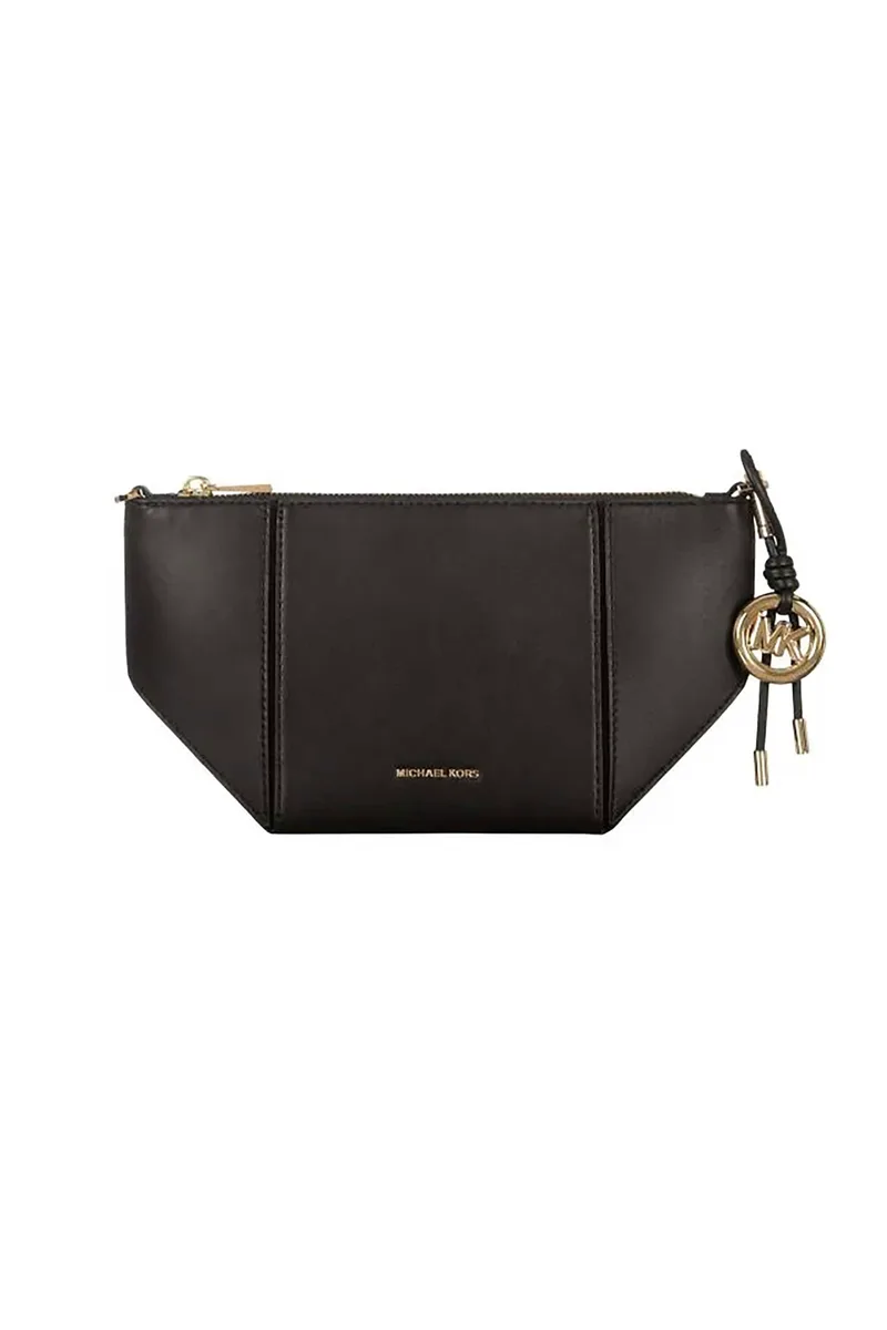 Michael Kors γυναικεία τσάντα crossbody με μεταλλικό λογότυπο - 32R6G9JC1L Μαύρο