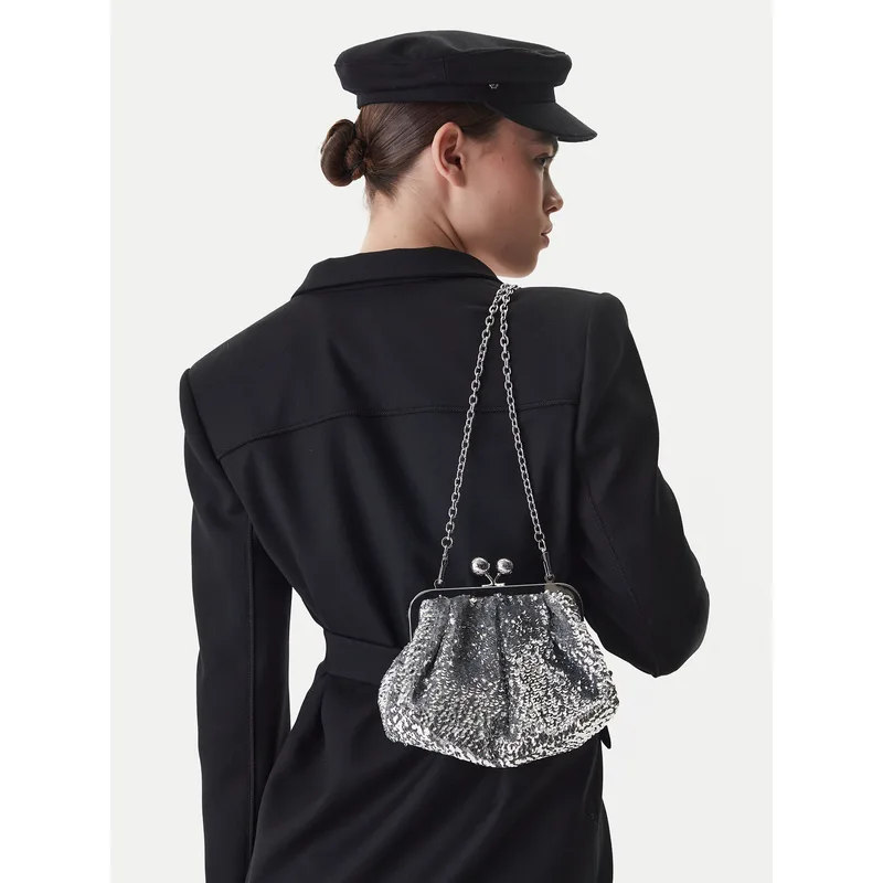 Τσάντα Weekend Max Mara 2615511094650 Ασημί
