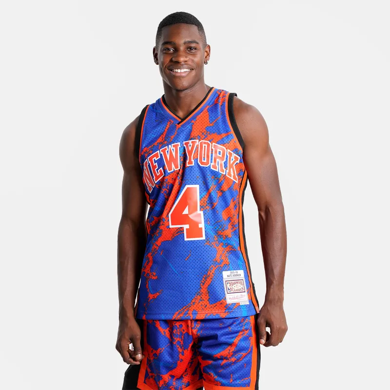 Mitchell & Ness Team Marble Mitchell Robinson New York Knicks Swingman Men's Jersey (9000120462_3024)