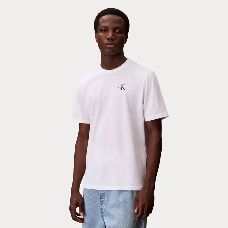 Calvin Klein 30S Classic Back Monologo Ανδρικό T-Shirt (9000271197_1726)