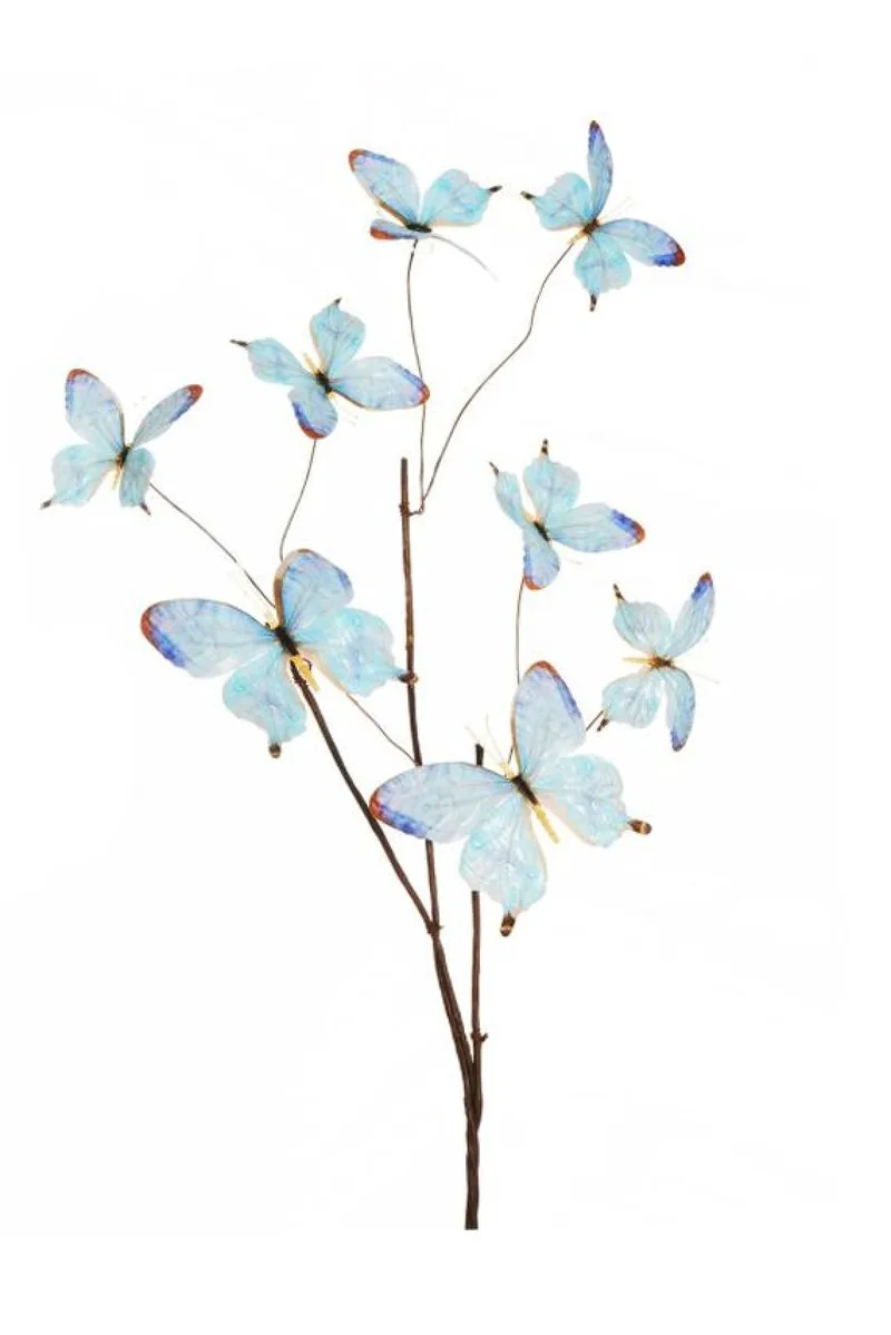 Πεταλουδες Σε Κλαδι 81Cm 0x0x81cm Μπλέ Evergreens
