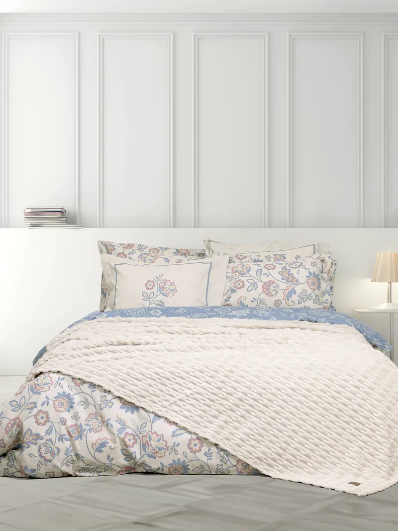 Κουβέρτα Υπέρδιπλη Nima Savara Light Μπεζ 220x240