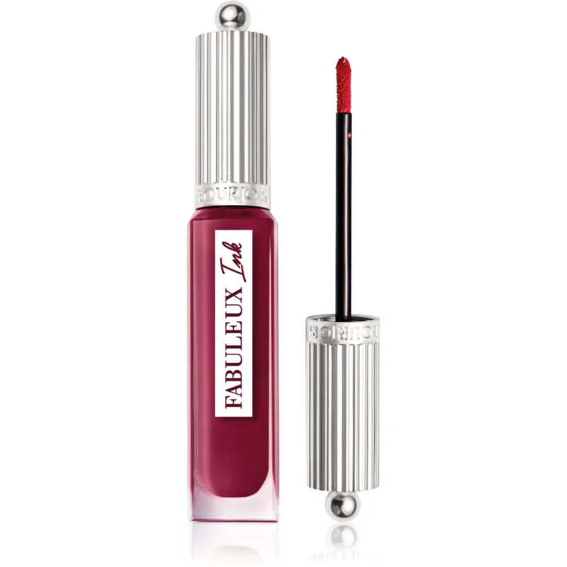 Bourjois Fabuleux Ink υγρό κραγιόν απόχρωση 07 Raisin To Live 3.5 ml