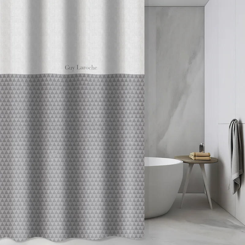 Κουρτίνα Μπάνιου 180X185 Guy Laroche Tokyo Silver (180x185)