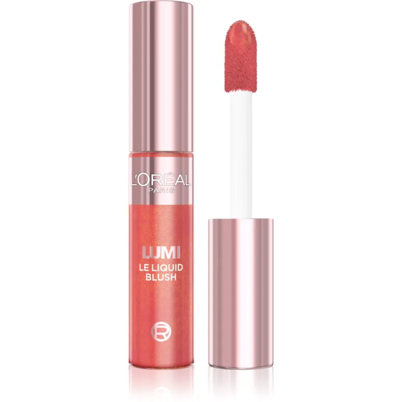 L’Oréal Paris Lumi Le Liquid Blush υγρό ρουζ απόχρωση 625 GOLD PINK 11 ml