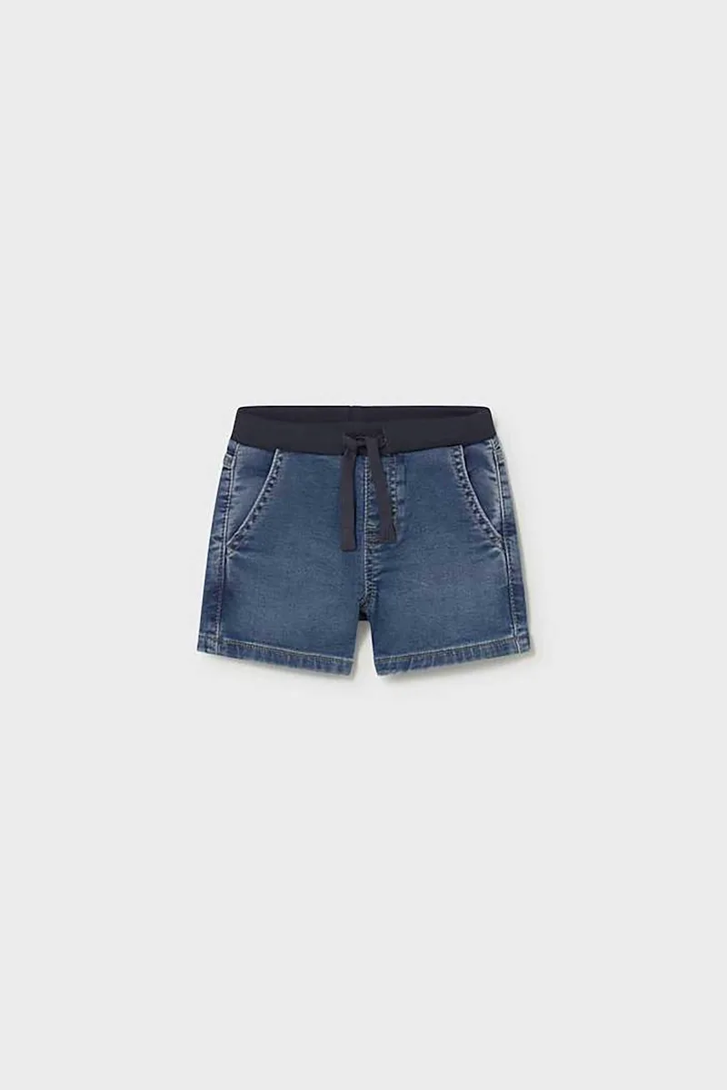 Mayoral βρεφικό denim σορτς - 1221-S26 Denim Blue