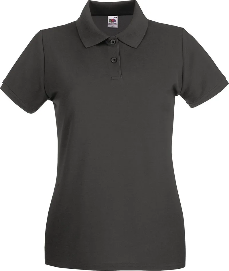 Lady-Fit Premium Polo Fruit of the Loom 63-030-0 Light Graphite