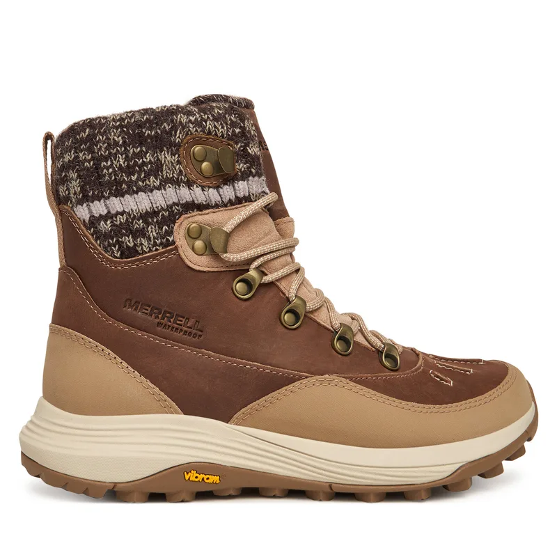 Μπότες Χιονιού Merrell Siren 4 Thermo Mid Zip Waterproof J038764 Καφέ