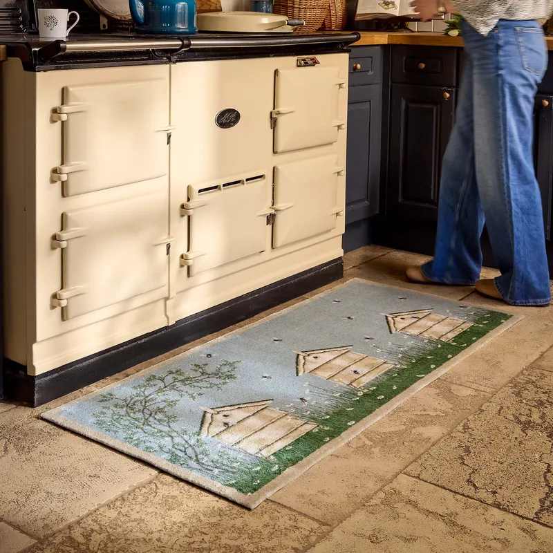 Aura Beehive Washable Runner