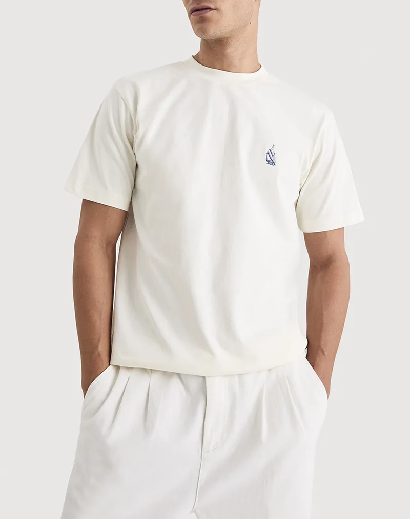 NAUTICA ΜΠΛΟΥΖΑ T-SHIRT ΚΜ Kokay T-Shirt 3NCN1V03992-904 OffWhite