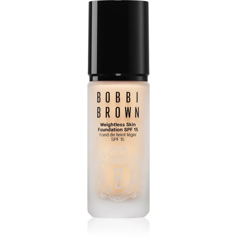 Bobbi Brown Weightless Skin Foundation SPF 15 Mini μακράς διαρκείας ματ μεικ απ με ενυδατικό αποτέλεσμα απόχρωση Warm Sand 13 ml