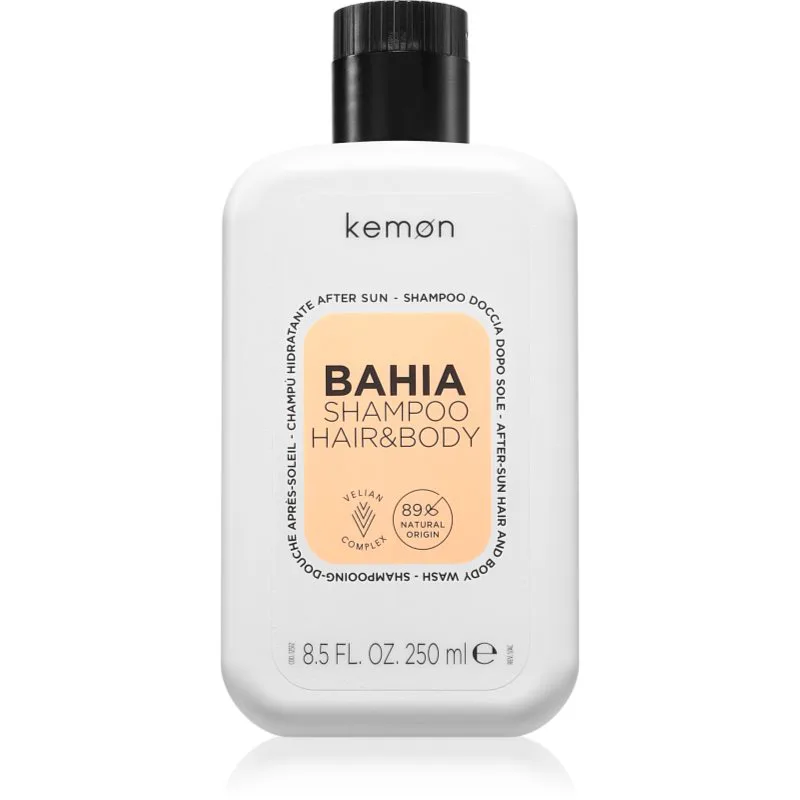 Kemon Bahia ενυδατικό σαμπουάν για μαλλιά και σώμα 250 ml