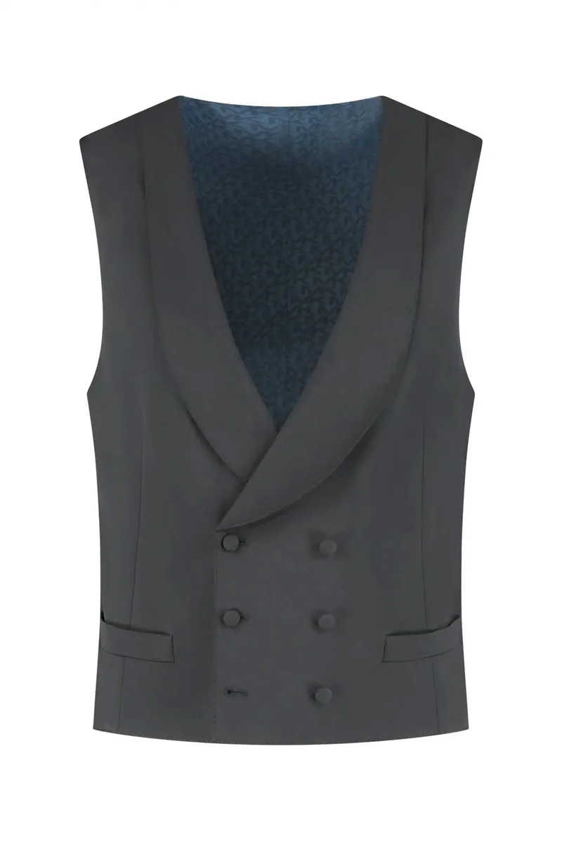 MICHAEL KORS ΓΙΛΕΚΟ ΚΟΥΣΤΟΥΜΙΟΥ DOUBLE BREASTED VEST ΜΑΥΡΟ