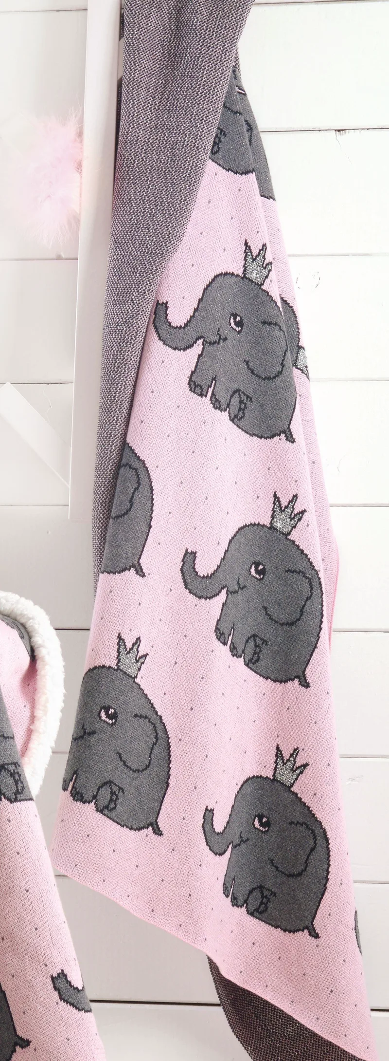 Κουβέρτα Αγκαλιάς Rythmos Elephant 80x100