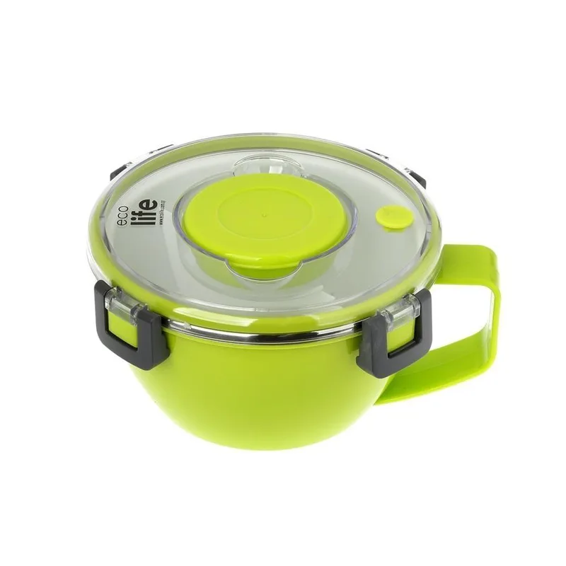 Ecolife Φαγητοδοχείο Thermos 850ml | Με Χώρισμα - Πράσινο