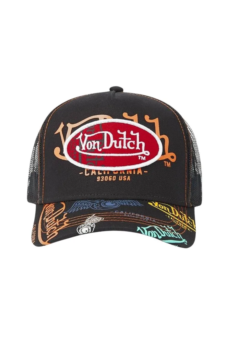 VON DUTCH Καπέλα VD/0/CAS1/BRA/BLA2 - MULTI-VD/0/CAS1/BRA/BLA2-MULTI