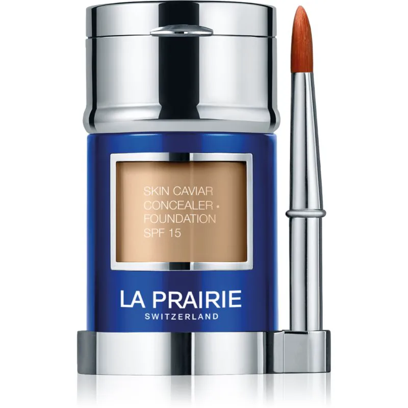 La Prairie Skin Caviar Concealer Foundation μεικ απ και διορθωτής SPF 15 απόχρωση Pure Linen 30 ml