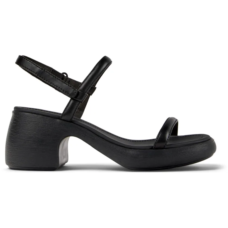 CAMPER Thelma - Πέδιλα Για Γυναικεία - Μαύρο, Μέγεθος 38, Smooth leather