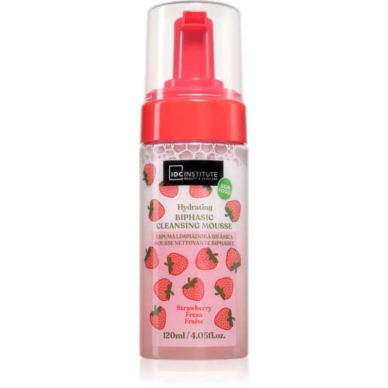IDC Institute Strawberry καθαριστικός αφρός για το πρόσωπο 120 ml