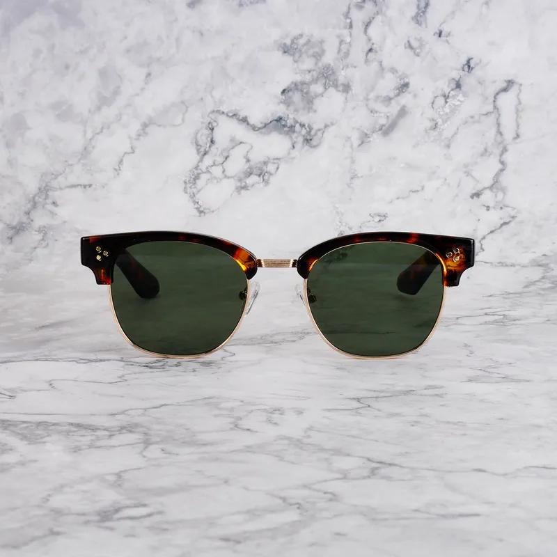 DONNY 19EP3 - DONNY - TORTOISE & GOLD - GREEN Sunglasses | Tortoise & Χρυσό | Green Shades | Explicit Poets Sunglasses