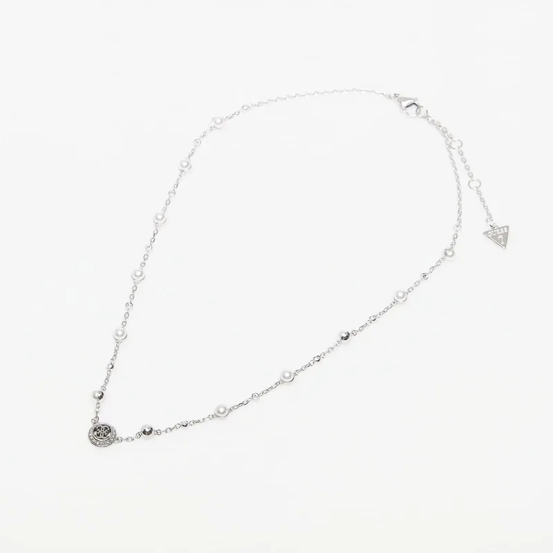 Κολιέ GUESS Tiny Pearly Rhodium Universal