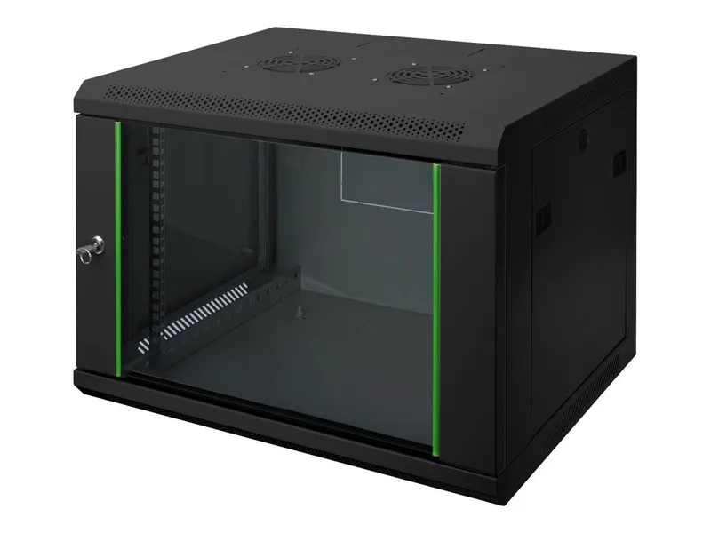 DIGITUS Wandgehäuse Dynamic 12HE 607x600x450mm Μαύρο