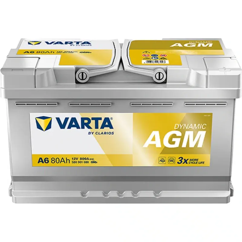 Μπαταρία Αυτοκινήτου VARTA Dynamic AGM A6 12V 80Ah 800A (EN)