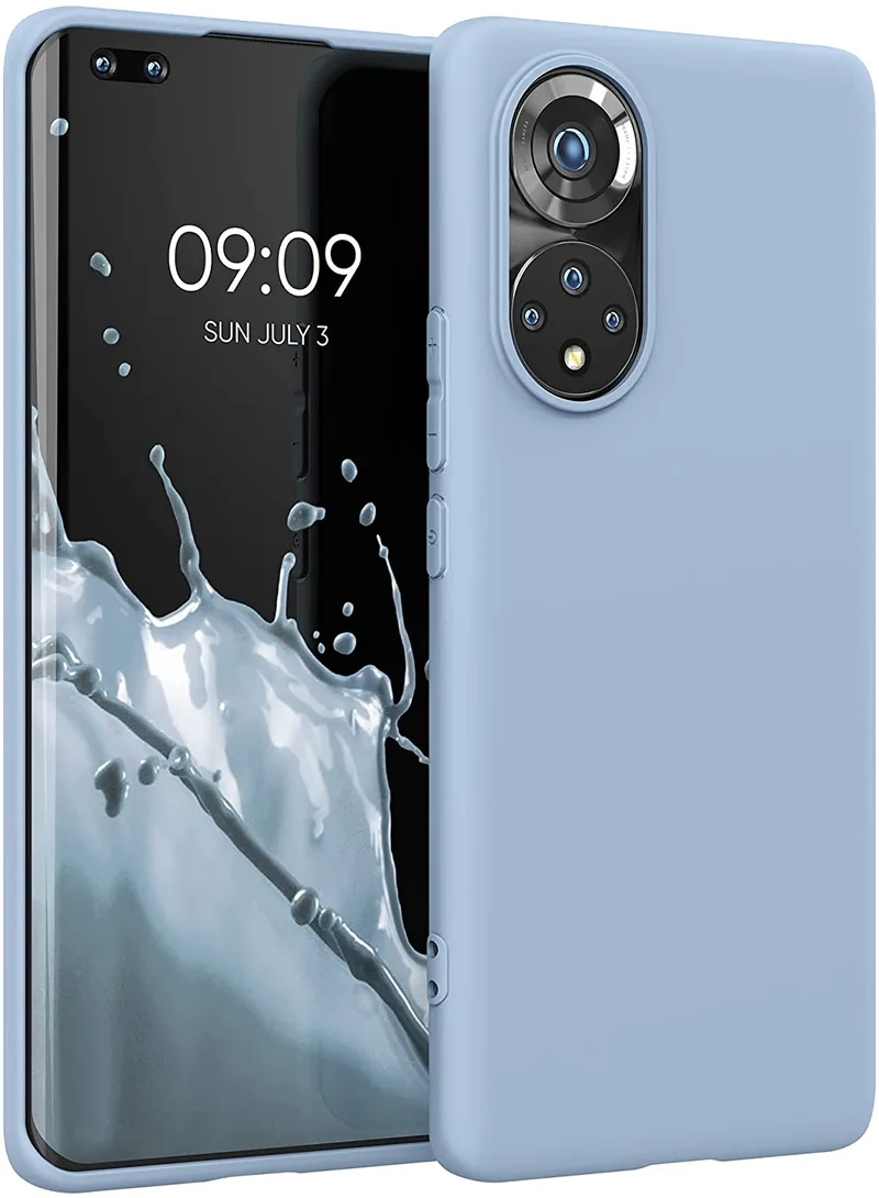 KWmobile Θήκη Σιλικόνης Honor 50 Pro - Light Blue Matte (55410.58)