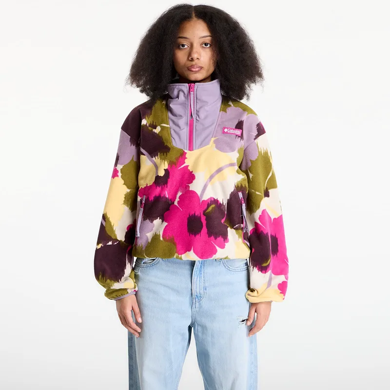 Φούτερ Columbia Sequoia Grove™ Half Zip Fleece With Print Fuchsia/ Ikatbloom L
