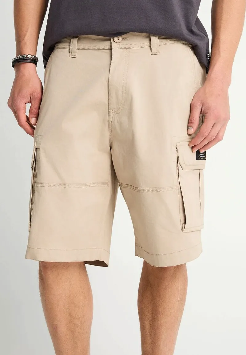 Funky buddha Ανδρική Cargo Βερμούδα FBM013-030-03 Μπέζ