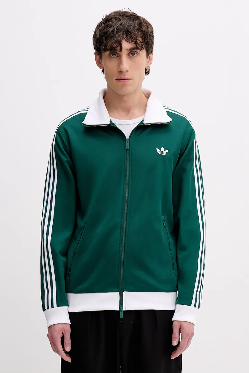 adidas Originals μπλούζα με κουμπιά Ανδρική βαμβακερή