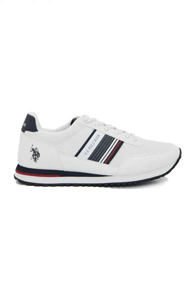 U.S.POLO ASSN ΠΑΠΟΥΤΣΙΑ SNEAKERS XIRIO009A ΛΕΥΚΟ-ΜΠΛΕ