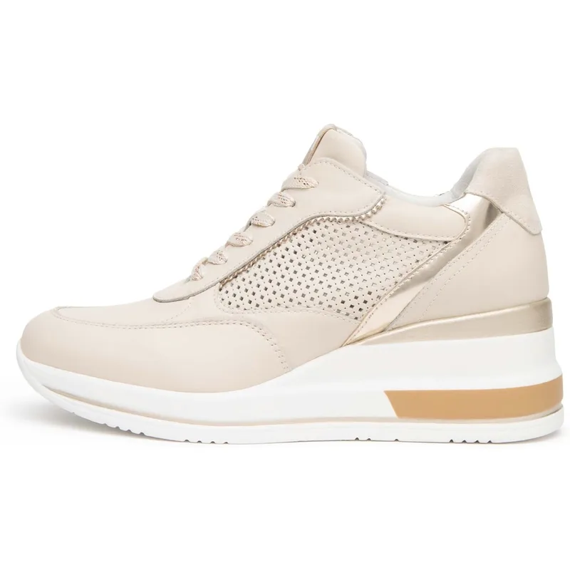 Xαμηλά Sneakers NeroGiardini Velvet 1039 Velvet 1039 T.Brill Platino 6074 Velou