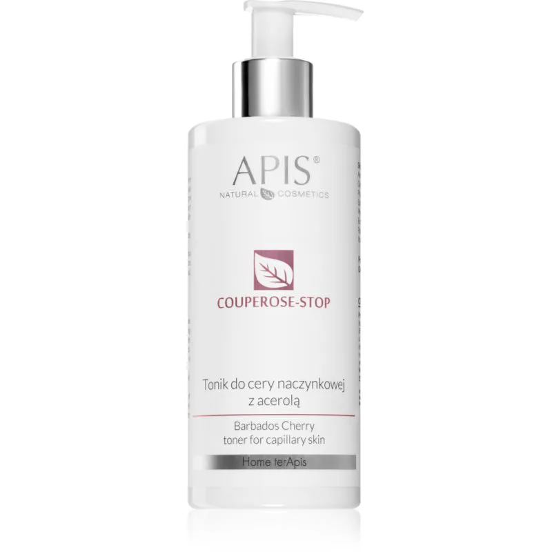 Apis Natural Cosmetics Couperose-Stop ενυδατικό τονωτικό για ευαίσθητη επιδερμίδα με τάση για κοκκίνισμα 300 ml