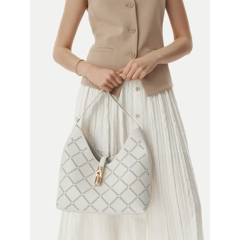 Τσάντα Furla Goccia M WB01499 BX3947 KH 1704S Λευκό