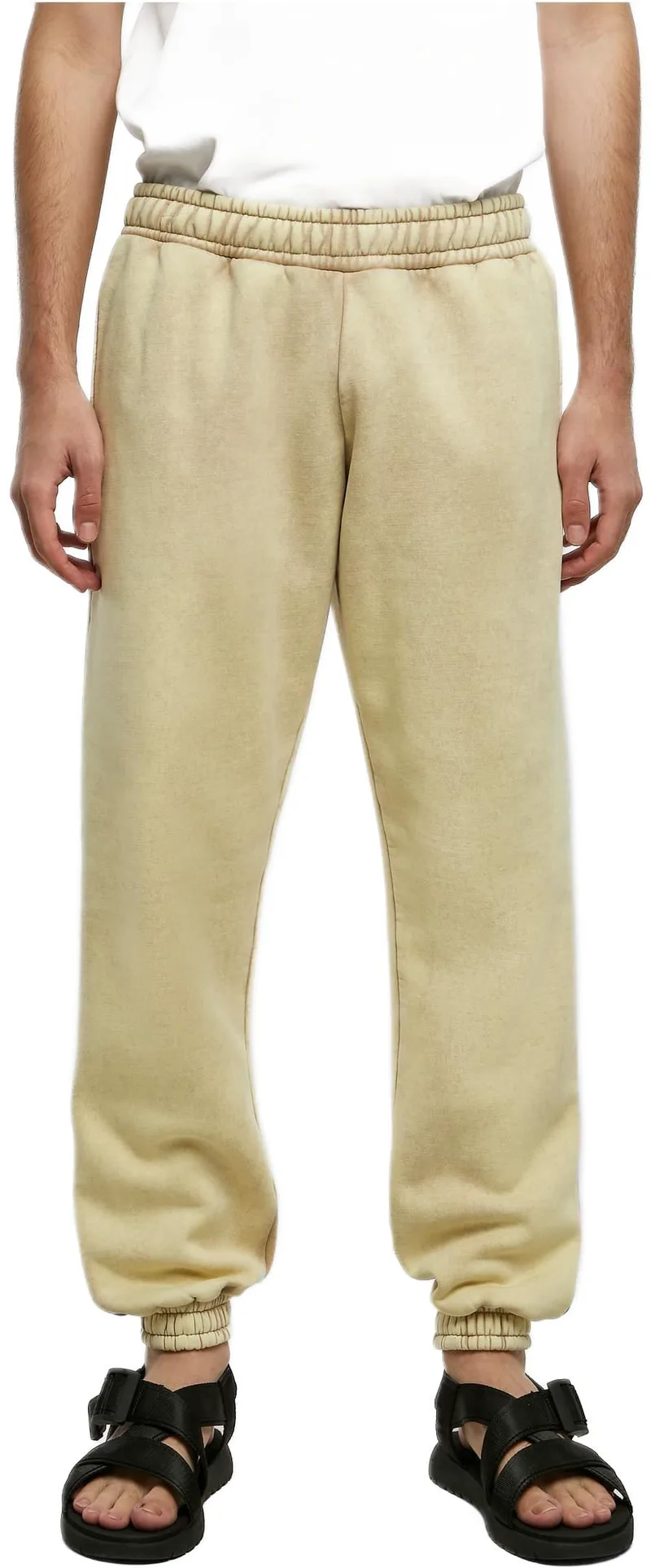 Heavy Stone Washed Sweatpants Urban Classics TB6274-03738 unionbeige