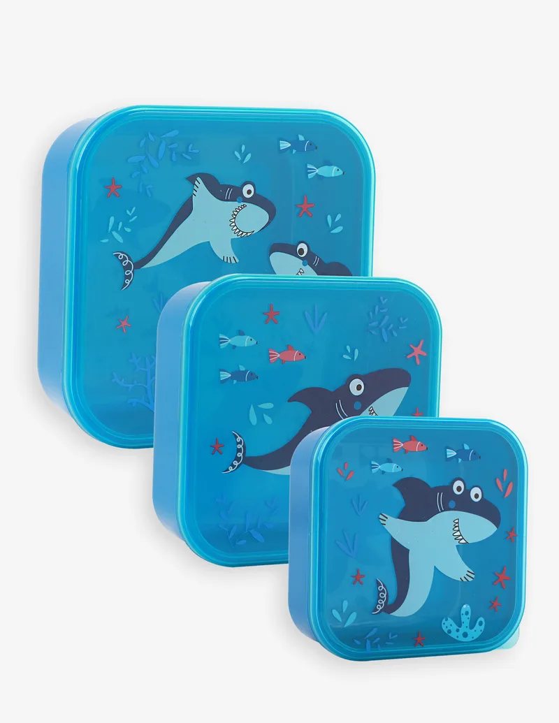Δοχεία Φαγητού I Drink Sharks Snack Set 3τεμ.