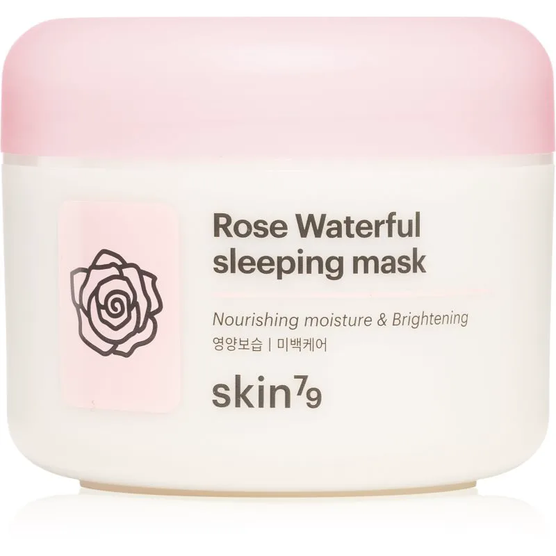 Skin79 Rose Waterfull ενυδατική μάσκα νύχτας με ροδόνερο 100 ml