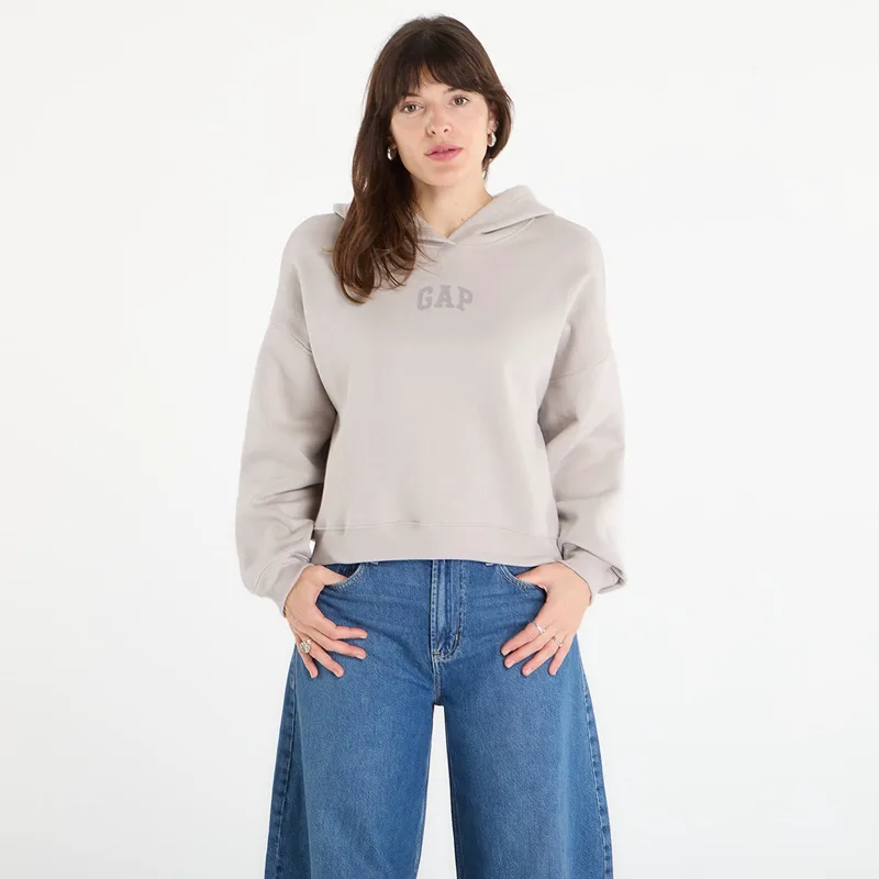 Φούτερ GAP V-Gap Mini Arch Pullover Hoodie Μπεζ M
