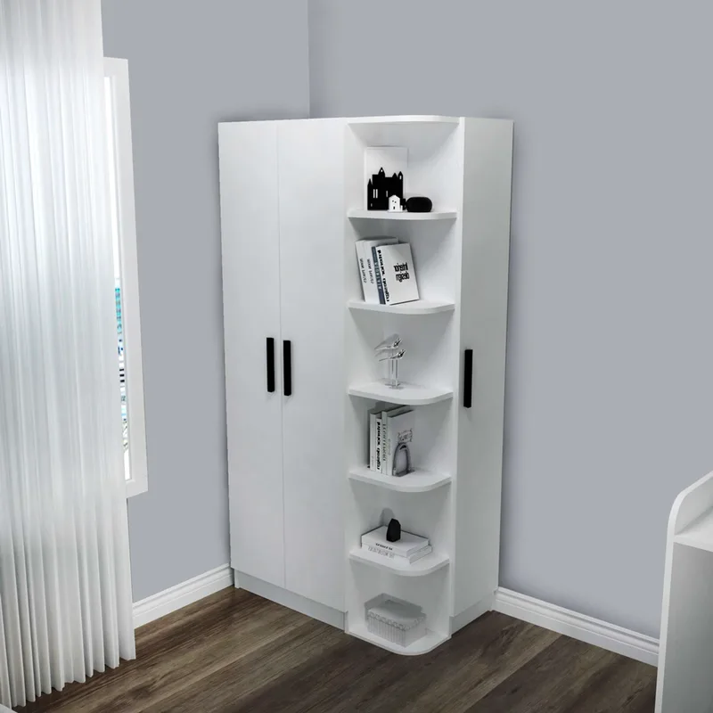 Ντουλάπα Ρούχων Luses - White 550Arn3518 (90x181,8x50 cm)