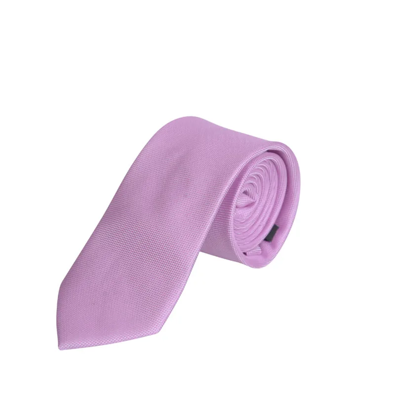 Prince Oliver Γραβάτα Με Μικροσχέδιο Ροζ (Φάρδος 7 cm)