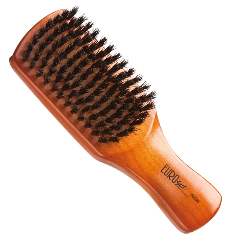 Eurostil Flat Brush Gentleman Pure Boar 1pc
