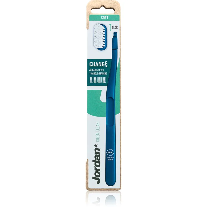 Jordan Change Green Clean Soft 4 head οδοντόβουρτσα 1 τμχ