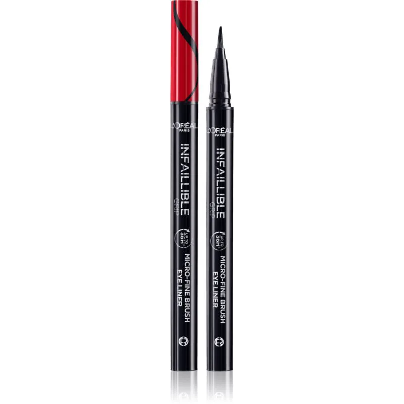 L’Oréal Paris Infaillible Grip 36h Micro-Fine liner Λάινερ ματιών με πλατιά άκρη απόχρωση 01 Obsidian black 0,4 γρ