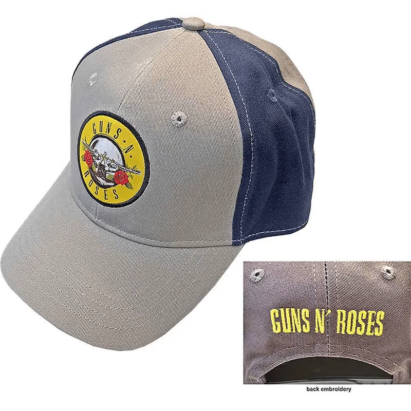 Τζόκεϊ καπέλο GunsNRoses γκρί/σκούρο μπλε